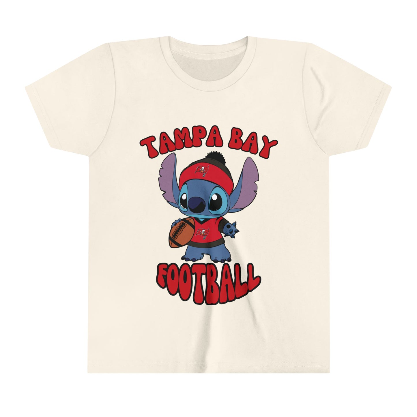 Youth Stitch Design Buccaneers Football - Inspired T-Shirt