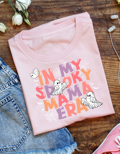 Halloween Trendy IN MY SPOOKYMAMA ERA T-Shirt – Comfort & Style for Spooky Season