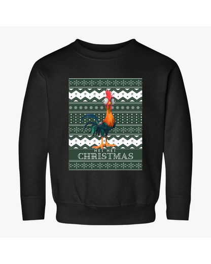 Toddler Chicken Hei Hei Ugly Christmas Sweater, Moana Sweatshirt, Hei Hei Christmas Ugly Christmas Sweater