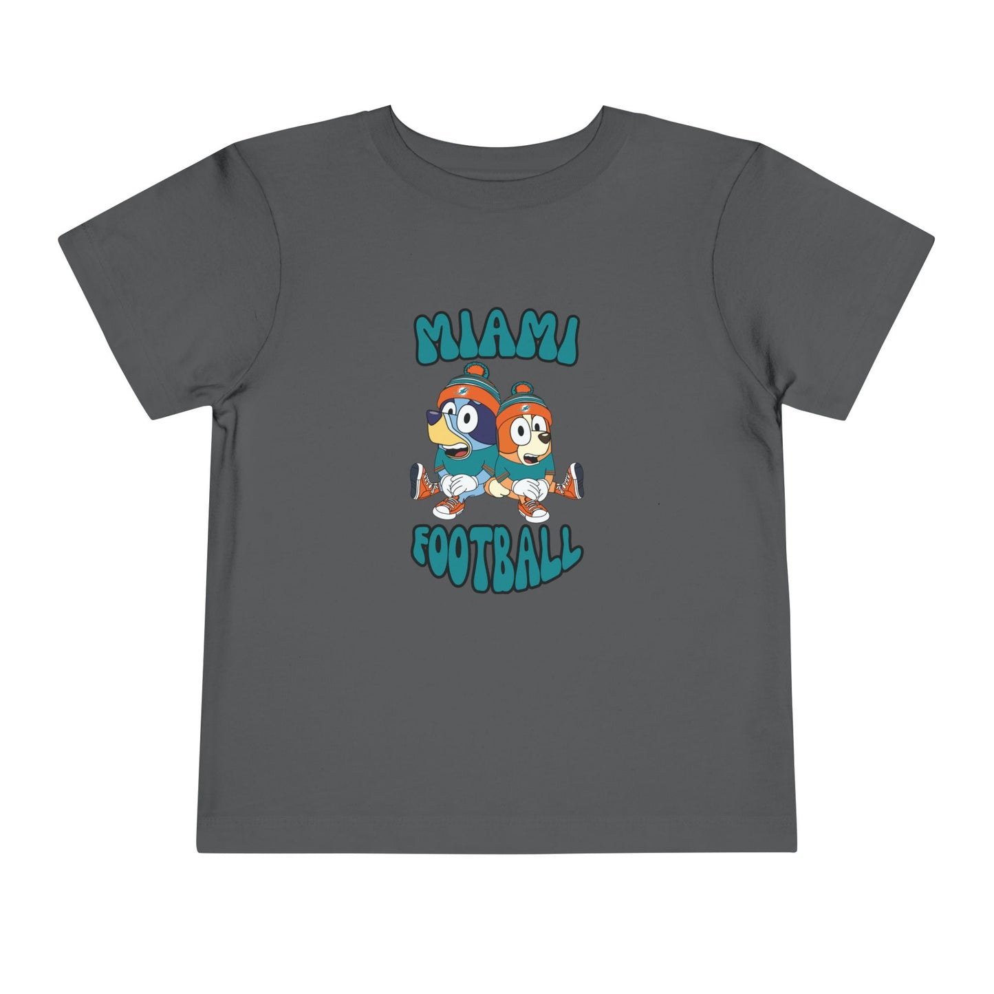 Toddler Bluey & Bingo Design Dolphins Football - Inspired T-Shirt