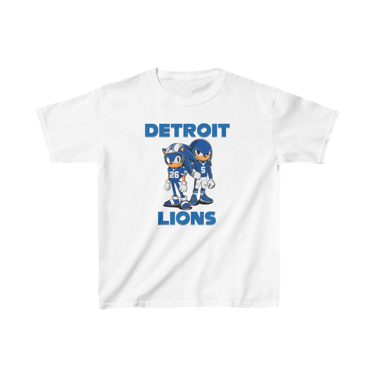 Kids T-Shirt - Sonic and Knuckles Jahmyr Gibbs and David Montgomery Detroit Lions Tee