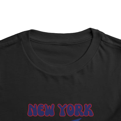 Toddler Bluey Design New York Giants Football -Inspired T-Shirt