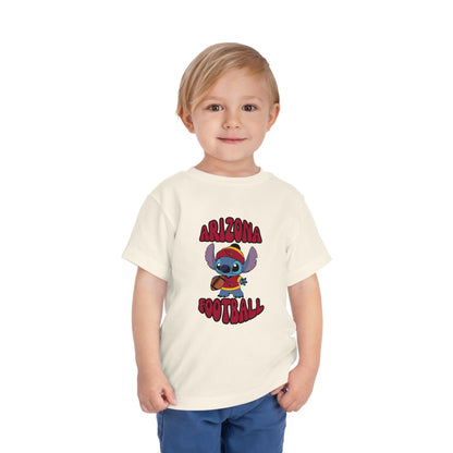 Toddler Stitch Design Cardinals Football - Inspired T-Shirt