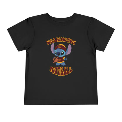 Toddler Stitch Design Commanders  Football - Inspired T-Shirt