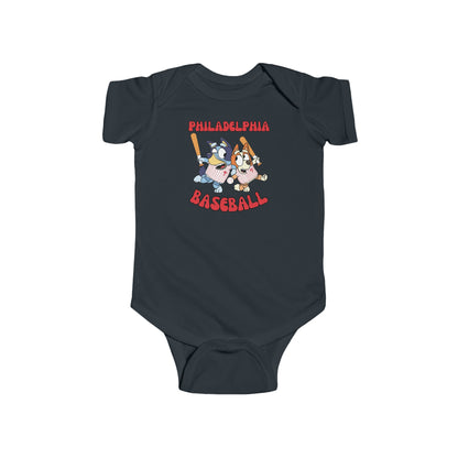 Infant Bluey Design Philadelphia Phillies - Inspired Bodysuit