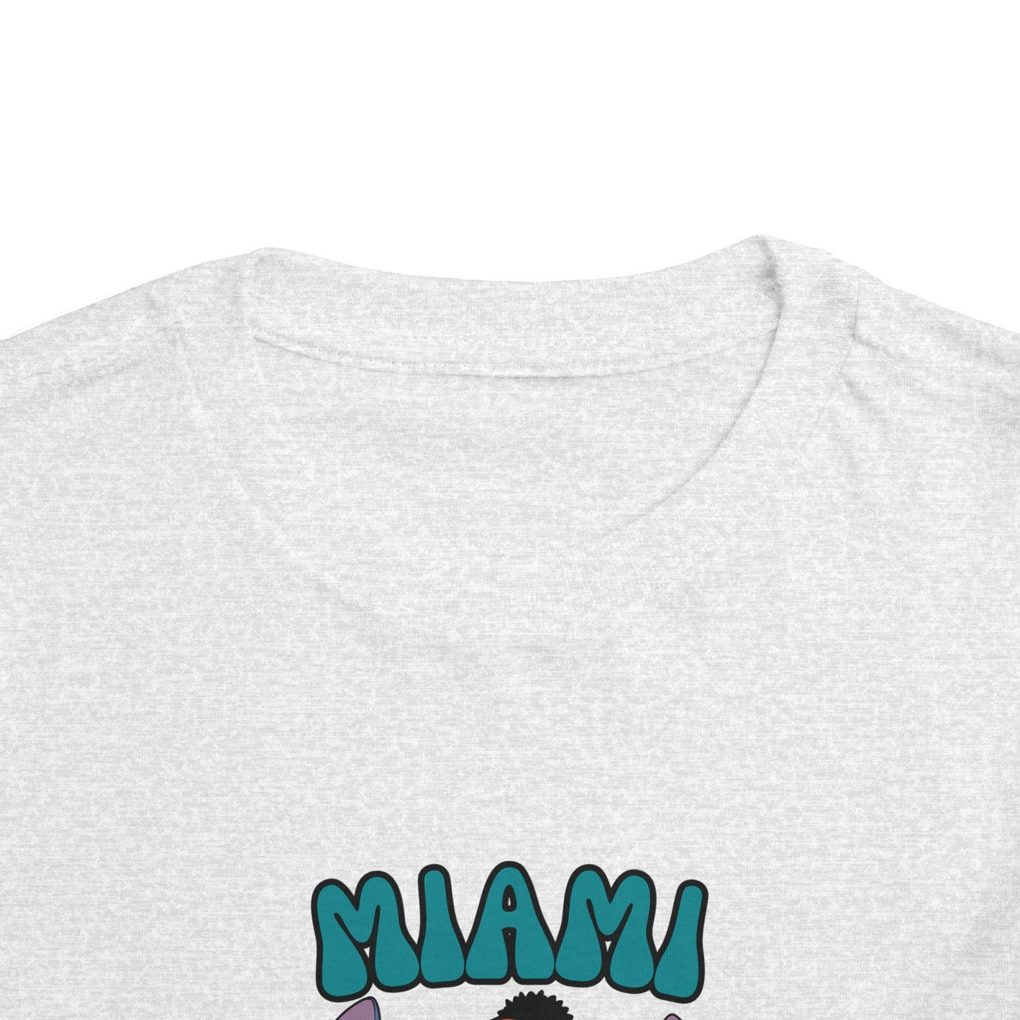 Toddler Stitch Design Dolphins Football - Inspired T-Shirt