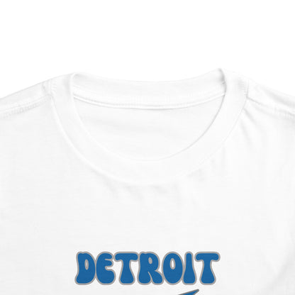 Toddler Bluey Design Detroit Lions Football  -Inspired T-Shirt