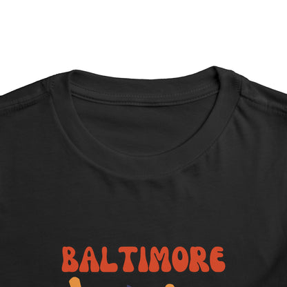 Toddler Bluey Design Baltimore Orioles - Inspired T-Shirt