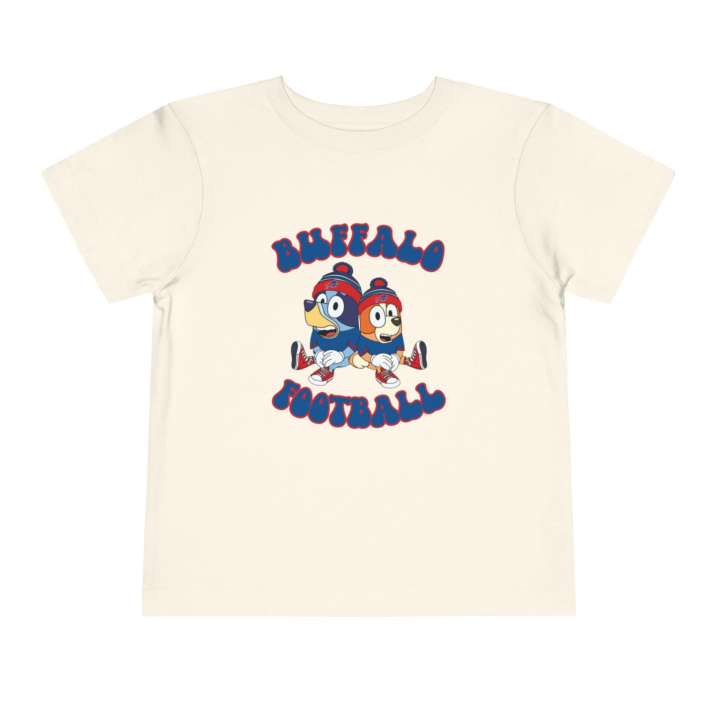 Toddler Bluey & Bingo Design Bills Football - Inspired T-Shirt