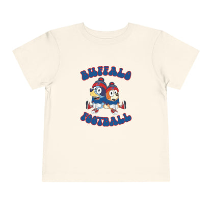 Toddler Bluey & Bingo Design Bills Football - Inspired T-Shirt