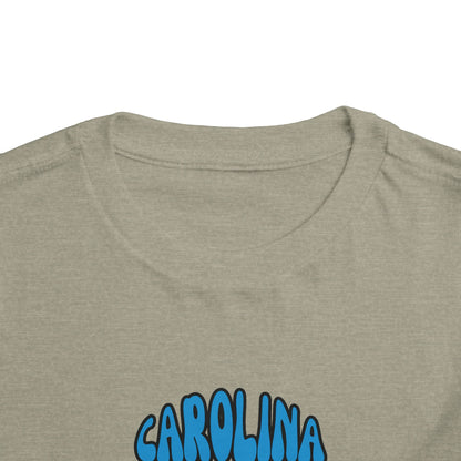 Toddler Bluey Design Carolina Panthers Football  -Inspired T-Shirt