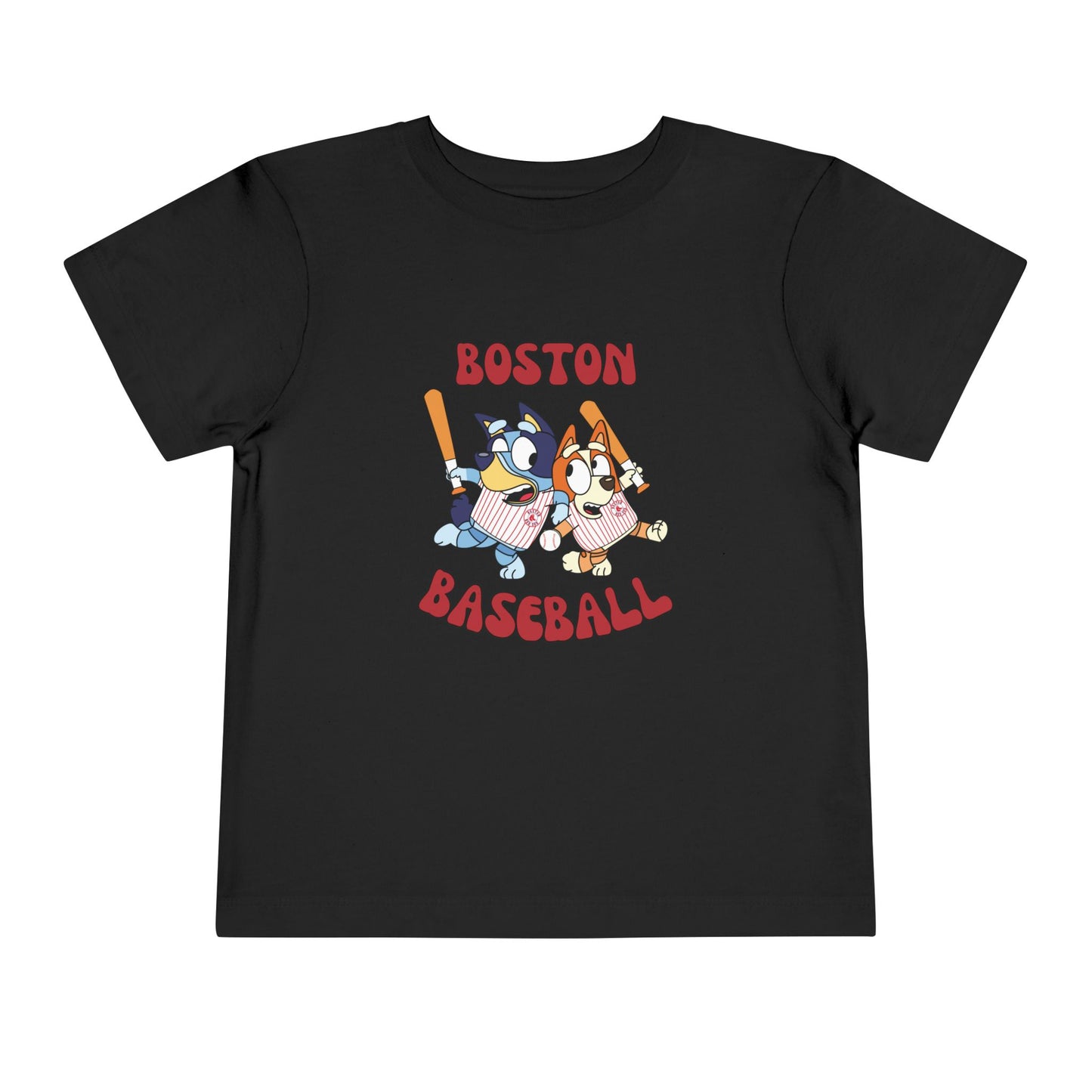 Toddler Bluey Design Boston Red Sox - Inspired T-Shirt