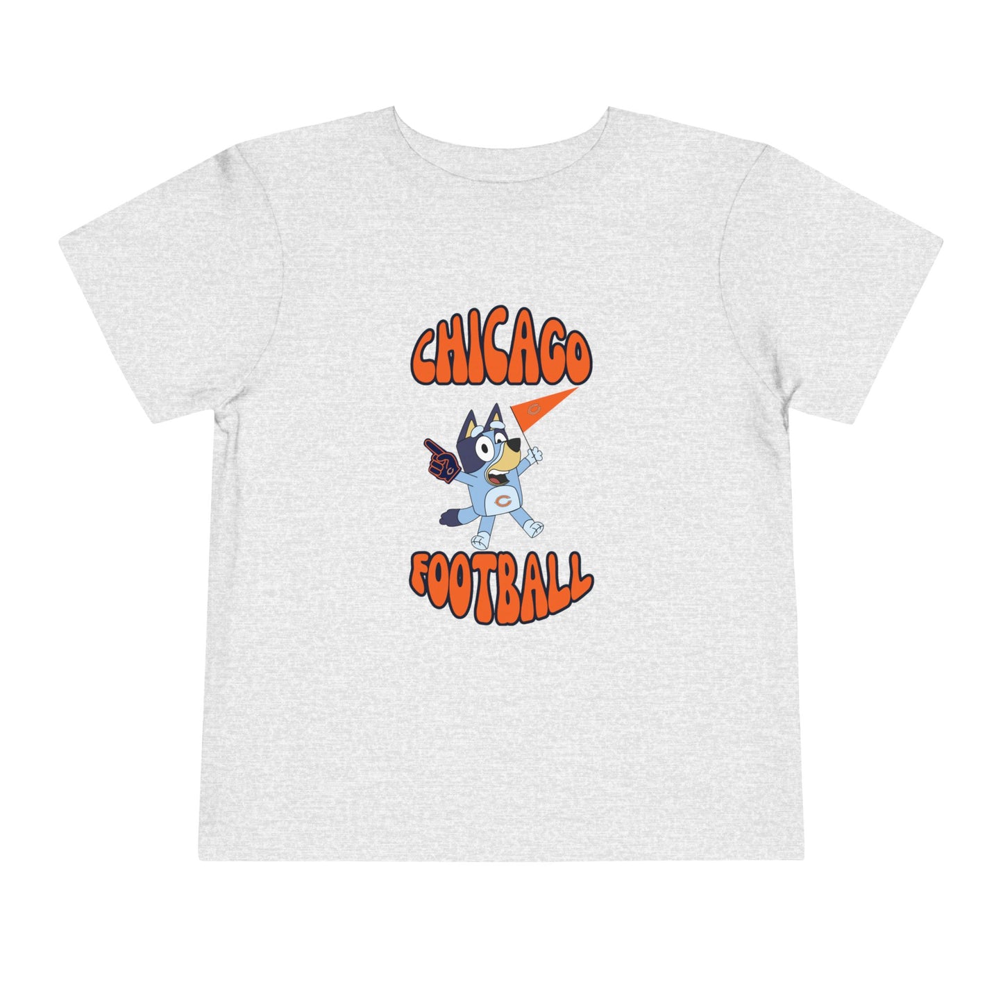 Toddler Bluey Design Chicago Bears Football - Inspired T-Shirt