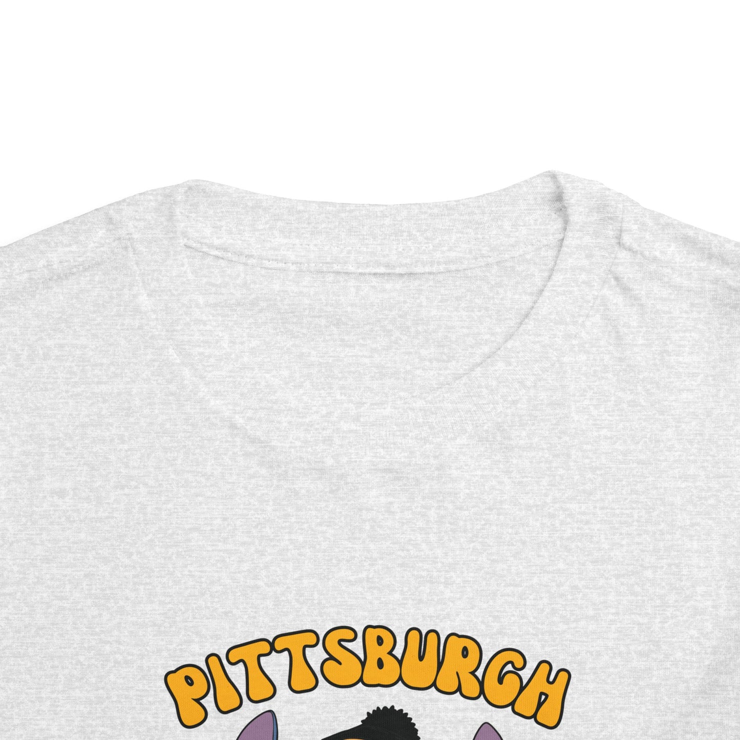 Toddler Stitch Design Steelers  Football - Inspired T-Shirt