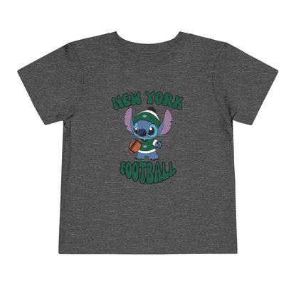 Toddler Stitch Design Jets Football - Inspired T-Shirt