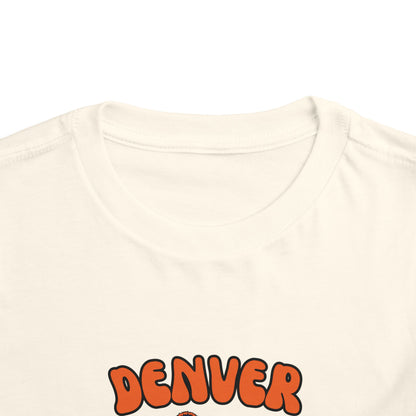 Toddler Bluey & Bingo Design Broncos Football - Inspired T-Shirt