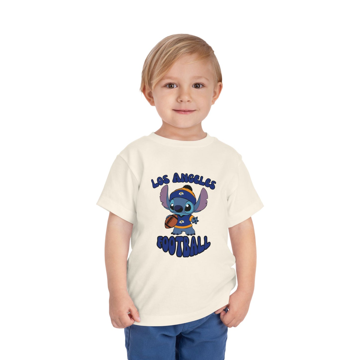 Toddler Stitch Design Rams Football - Inspired T-Shirt