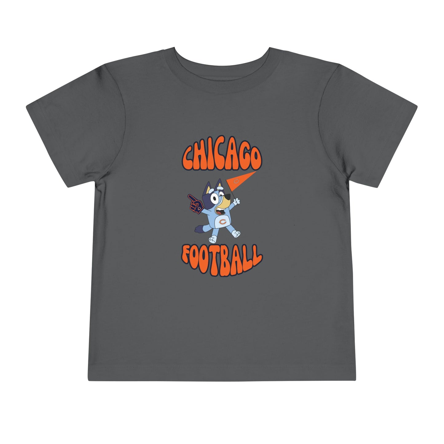 Toddler Bluey Design Chicago Bears Football - Inspired T-Shirt