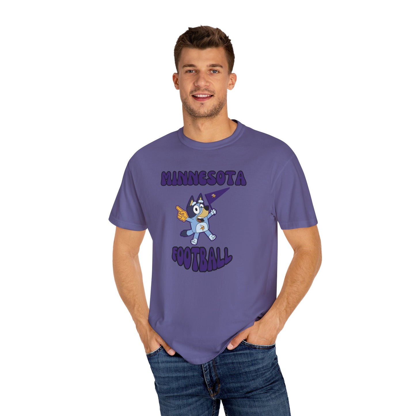 Unisex Bluey Design Minnesota Football -Inspired T-Shirt