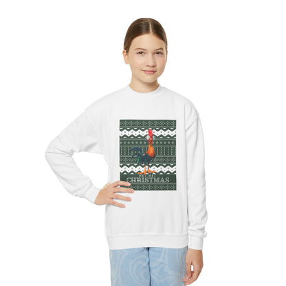 Youth Chicken Hei Hei Ugly Christmas Sweater, Moana Sweatshirt, Hei Hei Christmas Ugly Christmas Sweater