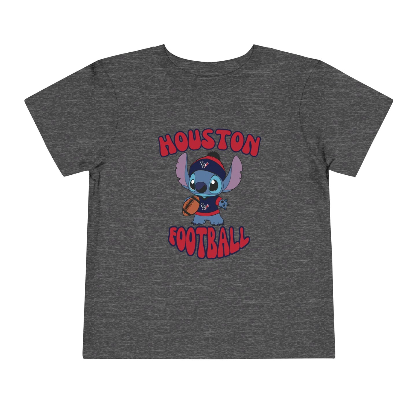 Toddler Stitch Design Houston Football - Inspired T-Shirt