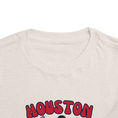 Toddler Stitch Design Houston Football - Inspired T-Shirt