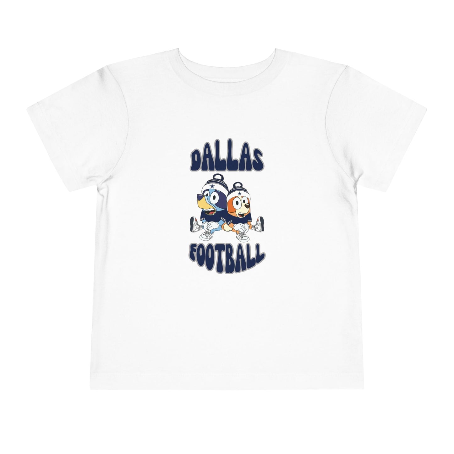 Toddler Bluey & Bingo Design Dallas Football - Inspired T-Shirt