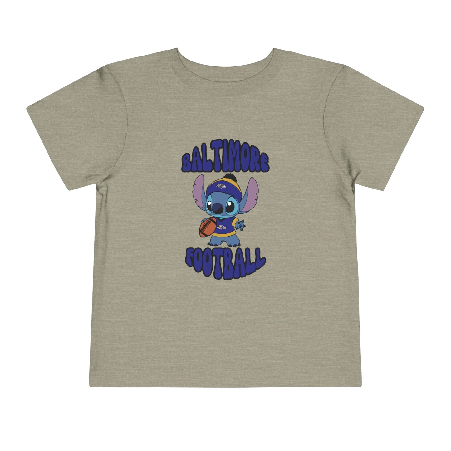 Toddler Stitch Design Ravens Football - Inspired T-Shirt