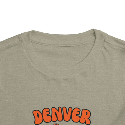 Toddler Bluey & Bingo Design Broncos Football - Inspired T-Shirt