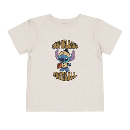 Toddler Stitch Design Saints Football - Inspired T-Shirt