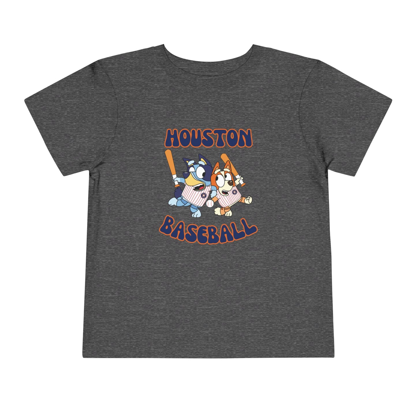 Toddler Bluey Design Houston Baseball - Inspired T-Shirt