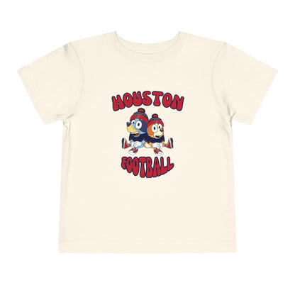 Toddler Bluey & Bingo Design Texans Football - Inspired T-Shirt