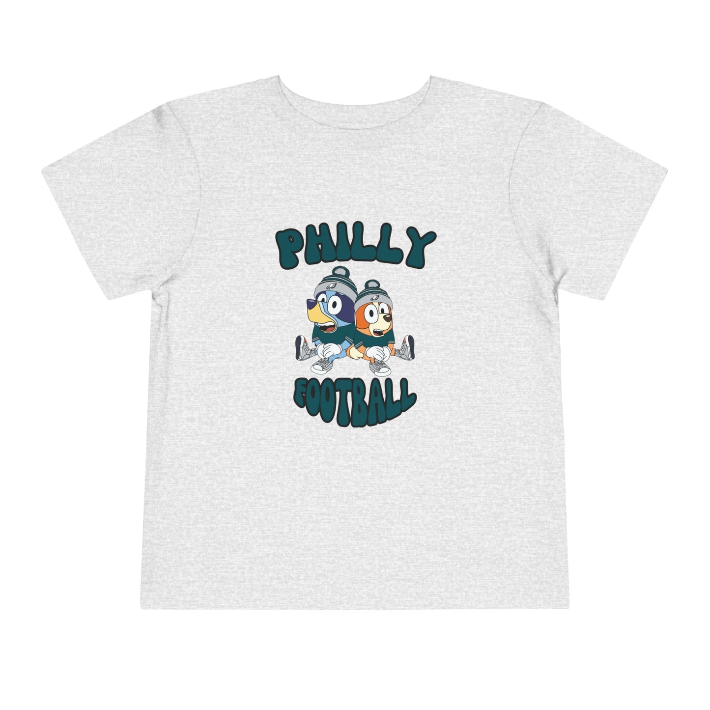 Toddler Bluey & Bingo Design Philadelphia Eagles Football - Inspired T-Shirt