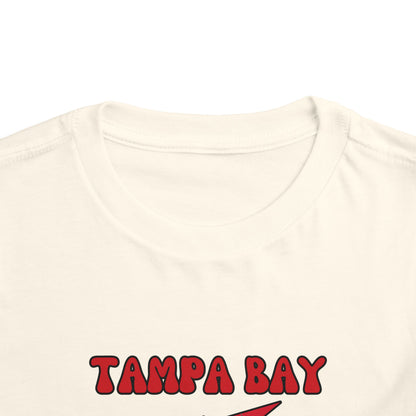 Toddler Bluey Design Tampa Bay Buccaneers Football -Inspired T-Shirt