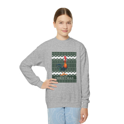 Youth Chicken Hei Hei Ugly Christmas Sweater, Moana Sweatshirt, Hei Hei Christmas Ugly Christmas Sweater