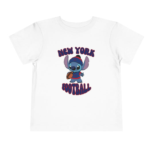 Toddler Stitch Design Giants Football - Inspired T-Shirt