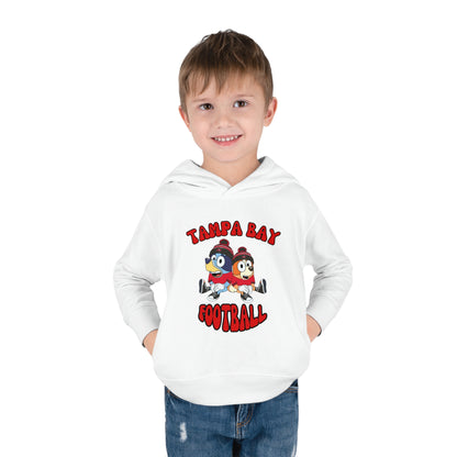 Toddler Bluey & Bingo Design Buccaneers Football - Inspired Pullover Fleece Hoodie