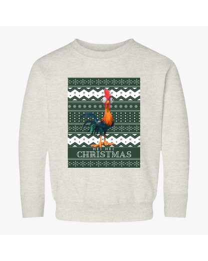 Toddler Chicken Hei Hei Ugly Christmas Sweater, Moana Sweatshirt, Hei Hei Christmas Ugly Christmas Sweater