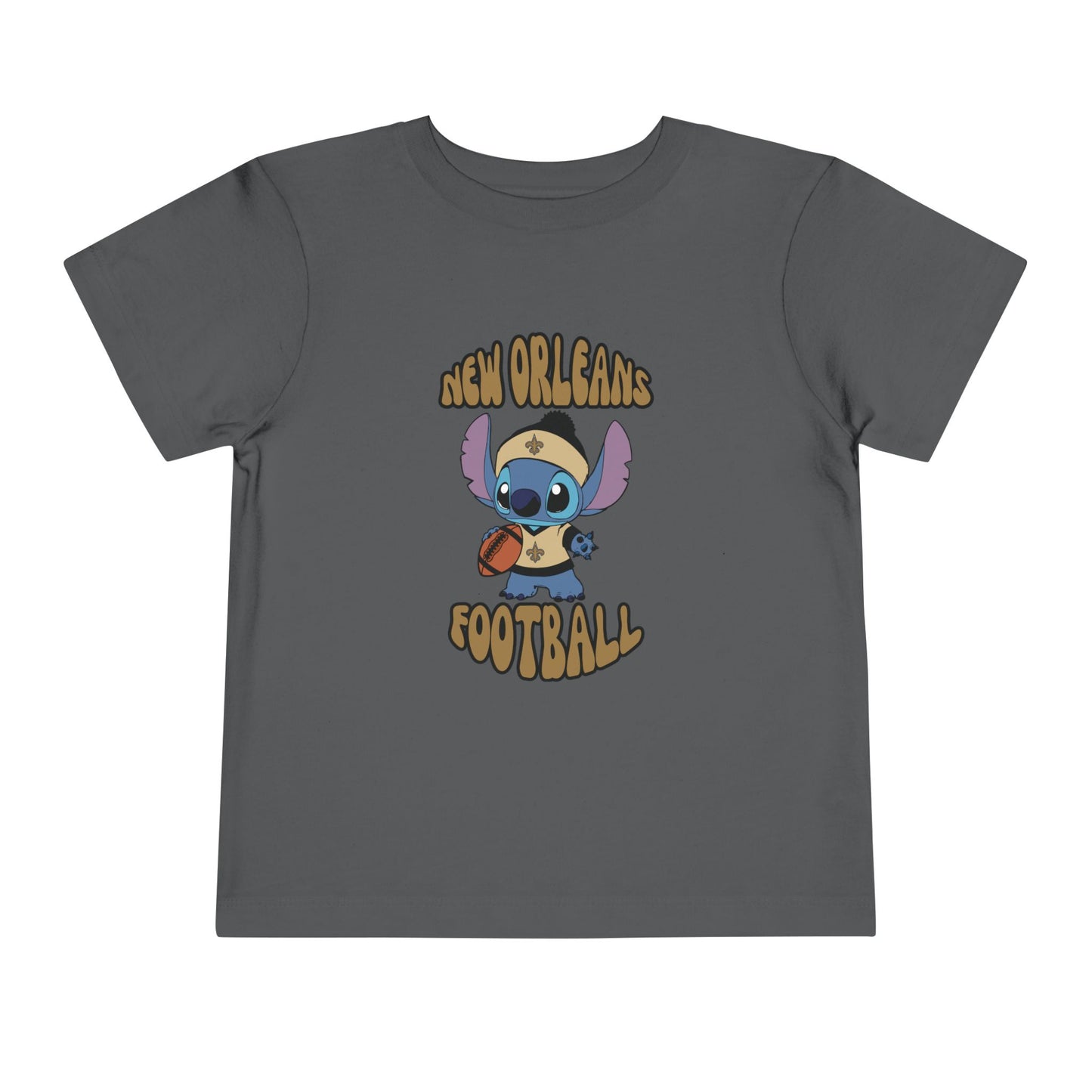 Toddler Stitch Design Saints Football - Inspired T-Shirt