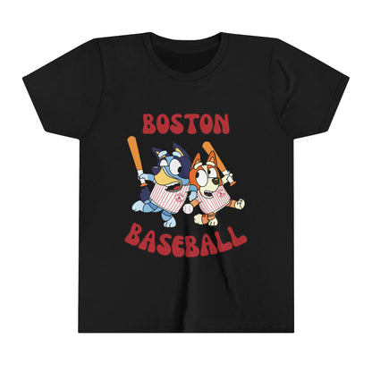 Youth Bluey Design Boston Red Sox - Inspired T-Shirt