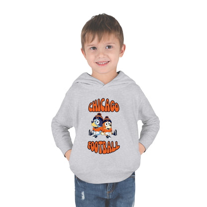 Toddler Bluey & Bingo Design Bears Football - Inspired Pullover Fleece Hoodie