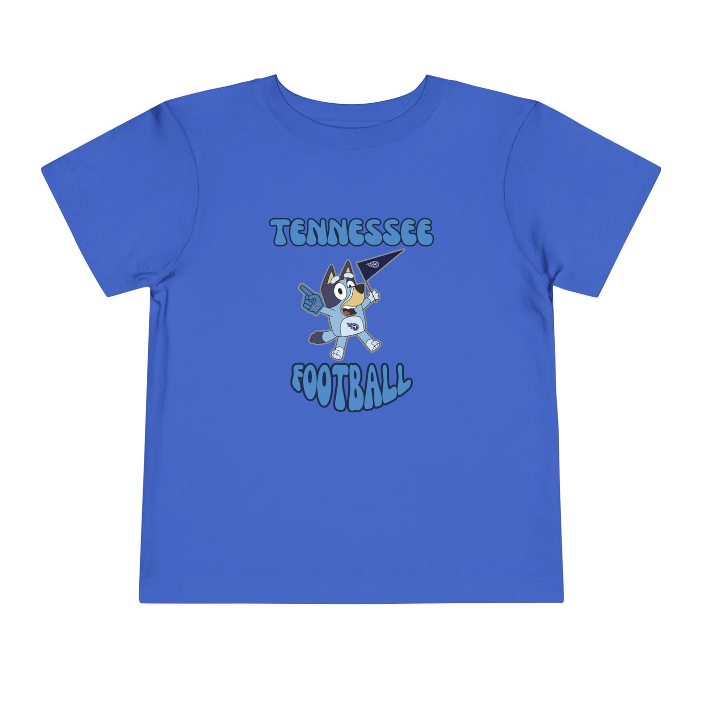 Toddler Bluey Design Tennessee Titans Football -Inspired T-Shirt