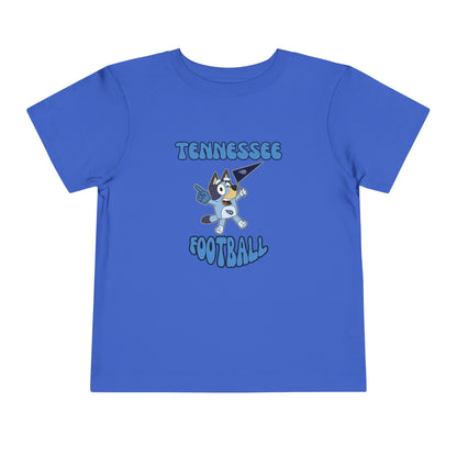 Toddler Bluey Design Tennessee Titans Football -Inspired T-Shirt