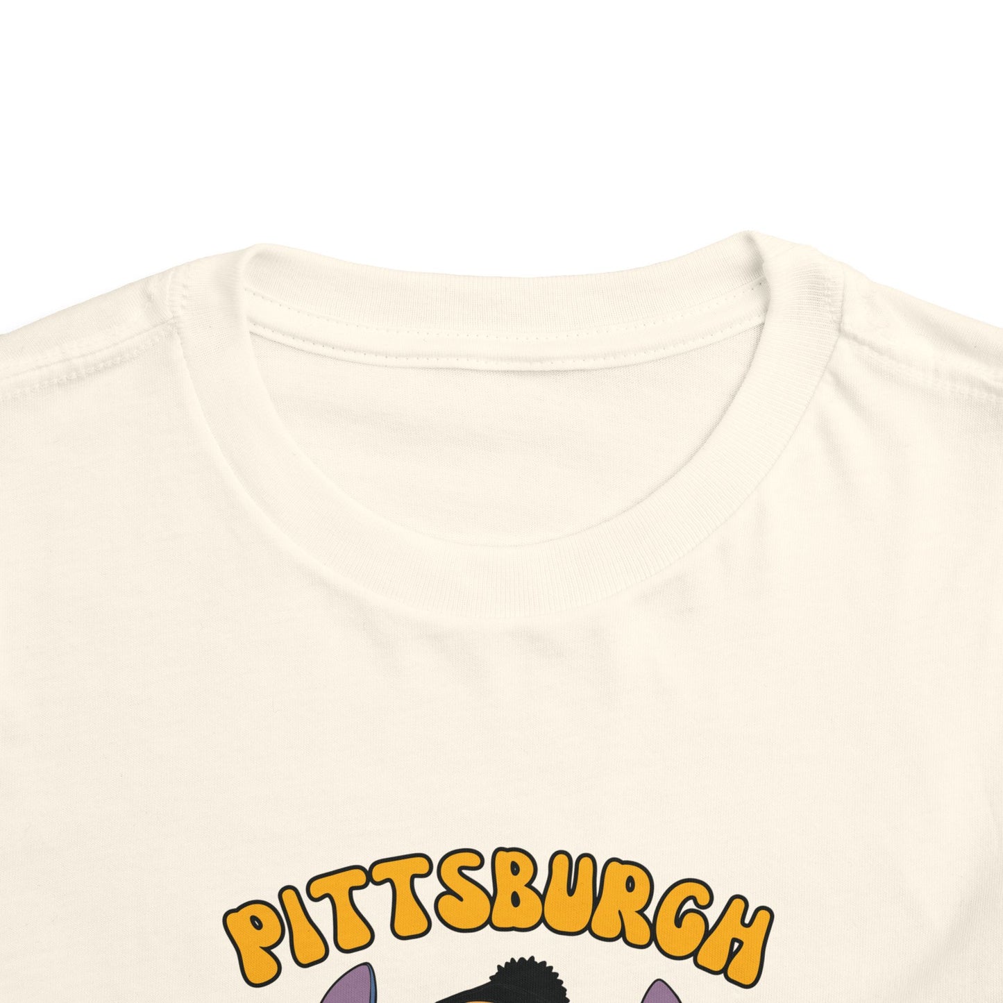 Toddler Stitch Design Steelers  Football - Inspired T-Shirt