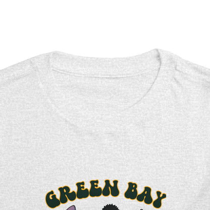 Toddler Stitch Design Packers Football - Inspired T-Shirt