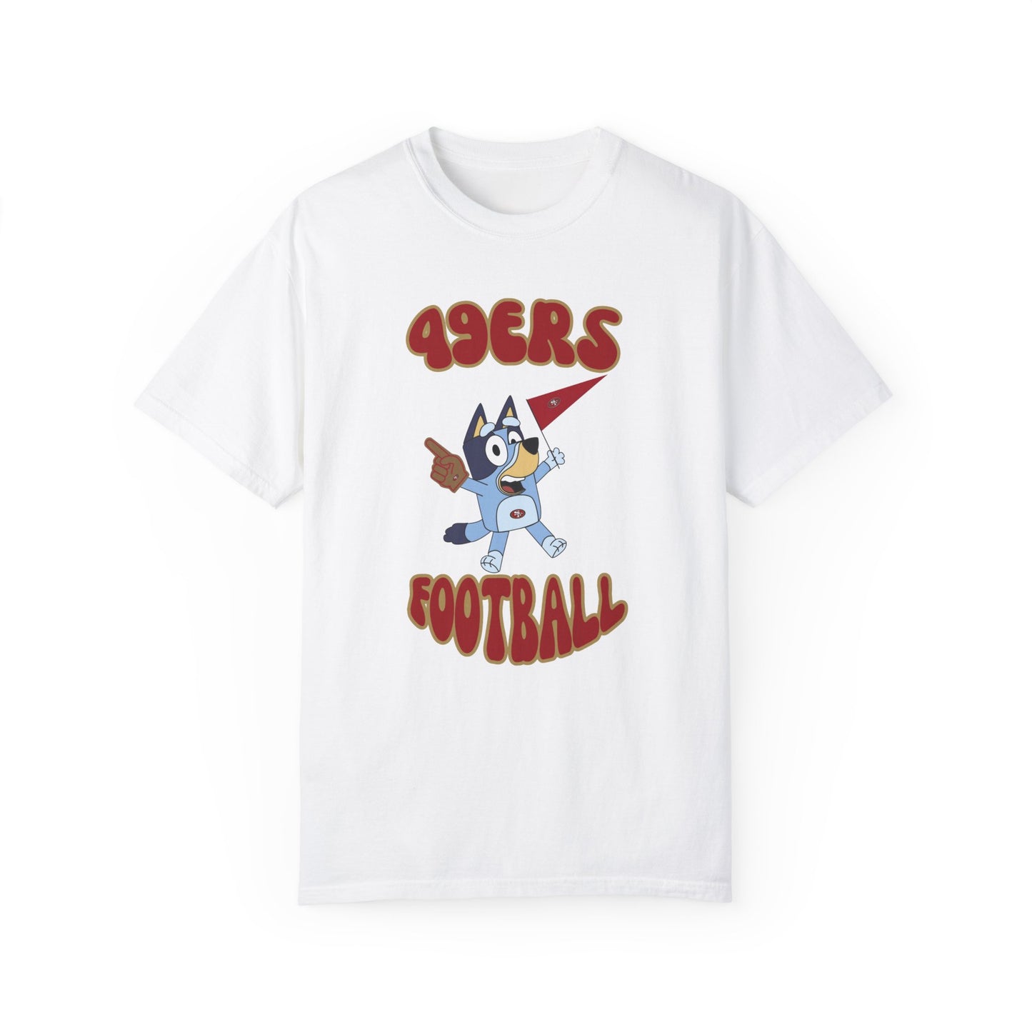 Unisex Bluey Design 49ERs Football-Inspired T-Shirt