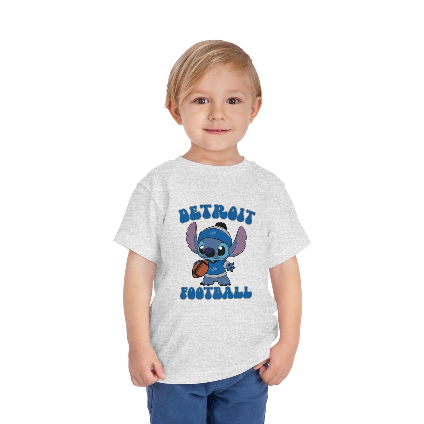 Toddler Stitch Design Lions Football - Inspired T-Shirt