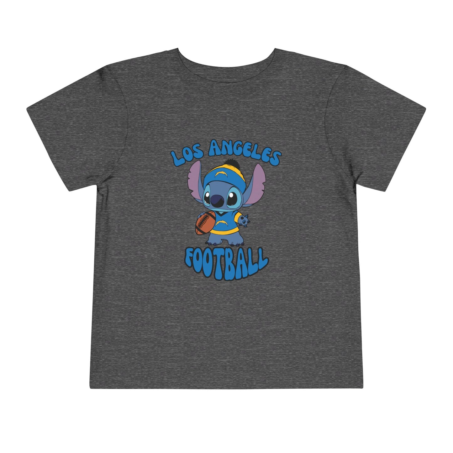 Toddler Stitch Design Chargers Football - Inspired T-Shirt