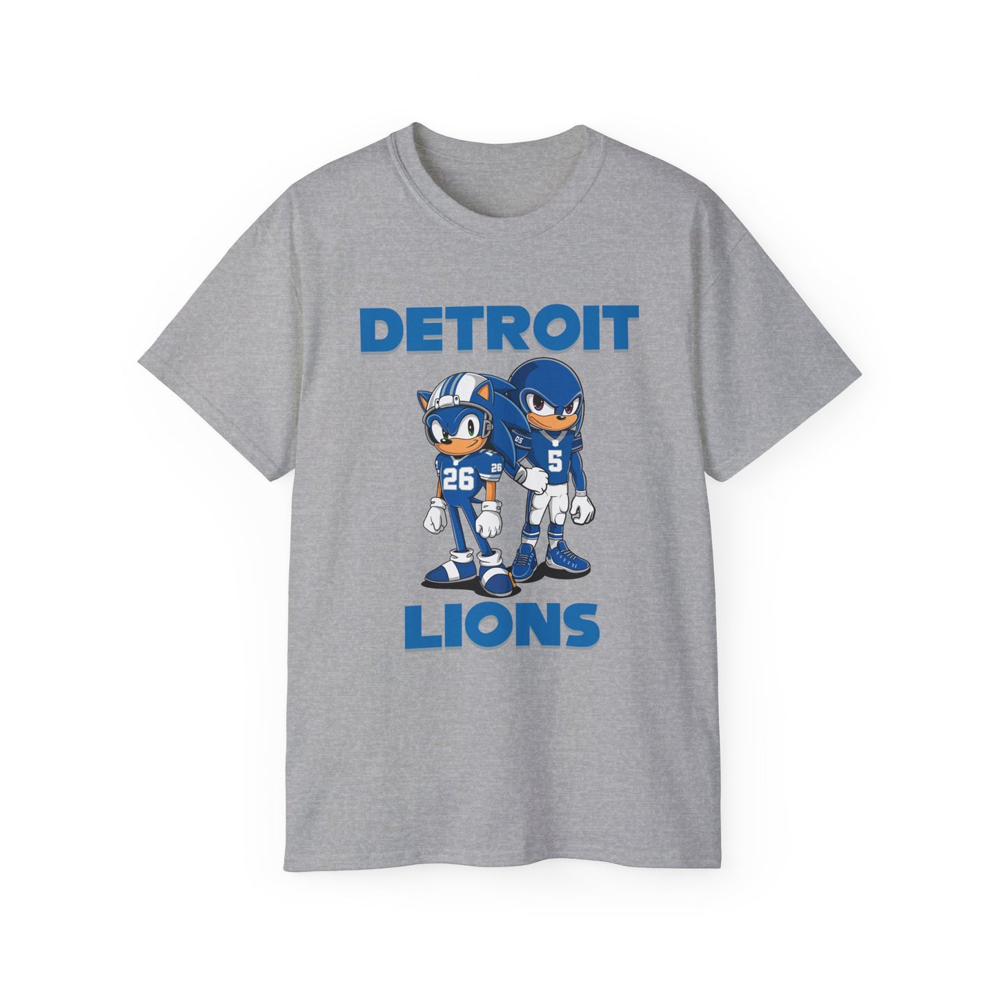 Sonic and Knuckles Jahmyr Gibbs and David Montgomery Detroit Lions Unisex Tee Shirt