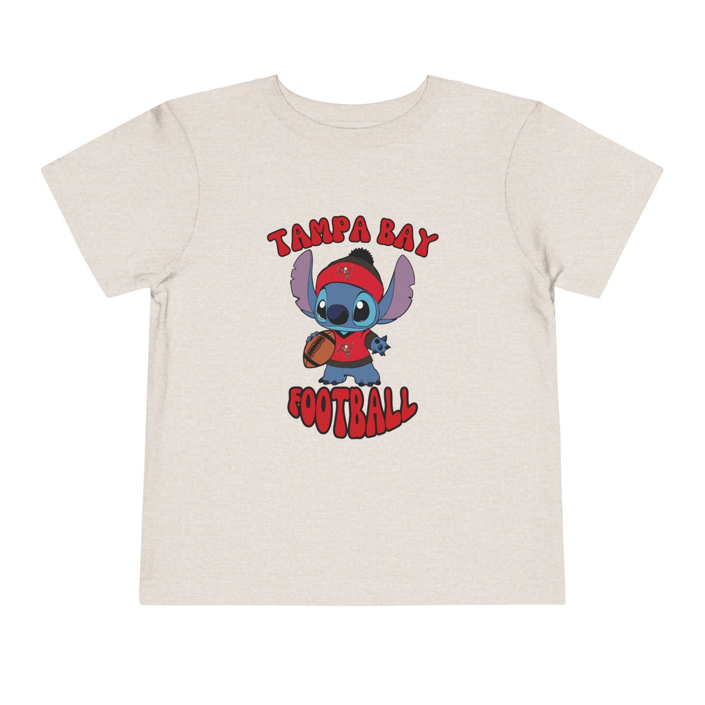 Toddler Stitch Design Buccaneers Football - Inspired T-Shirt